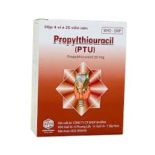 Propylthiouracil 50mg (P.T.U) Ba Dinh Pharma 10 vỉ x 10