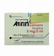 Atirin (Ebastin ống 5ml)