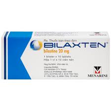 Bilaxten hộp 1 vỉ x 10 viên