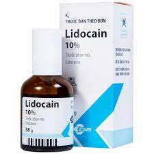 Lidocain 10% xịt