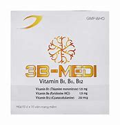 Thuốc giảm đau thần kinh 3B - MEDI hộp 10 vỉ x 10 viên
