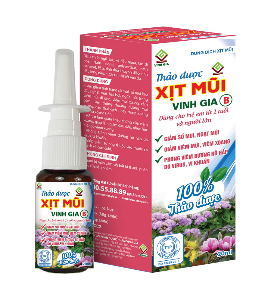 Xịt rửa mũi Vinh Gia