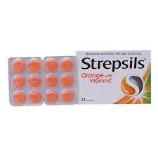 Strepsils vị cam