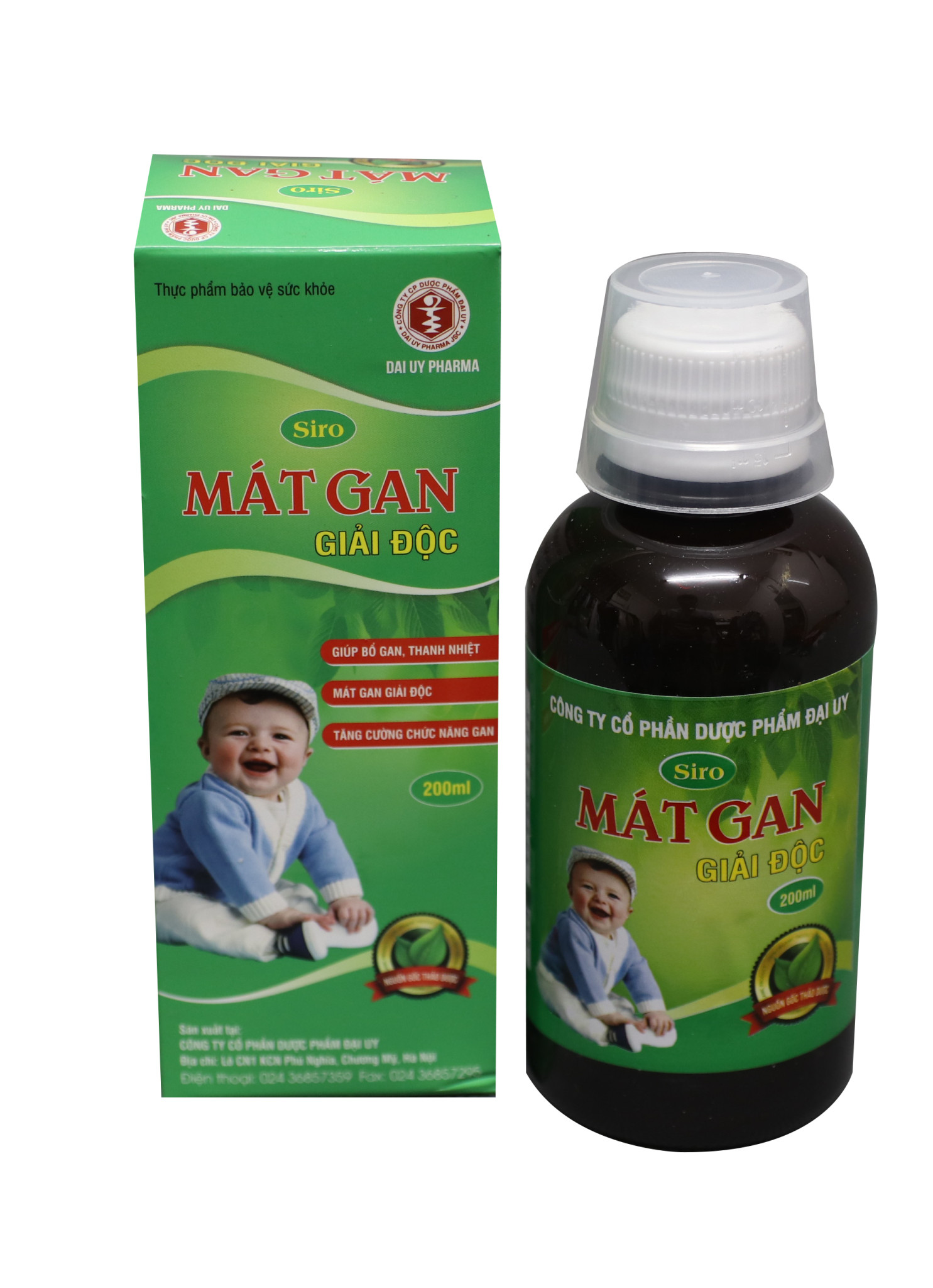 Siro Mát gan giả độc Đại Uy (200ml)