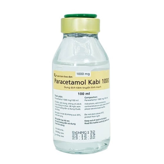 Paracetamol Truyền Kabi 100ml