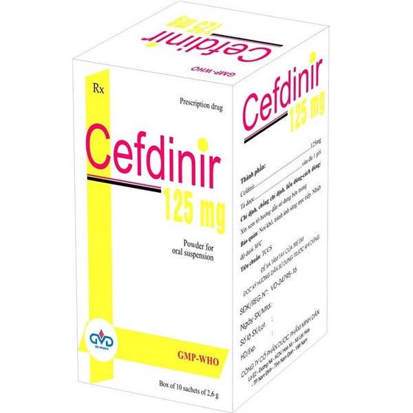 Cefdinir 125 Minh Dân