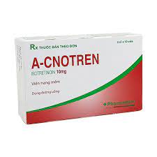 A-Cnotren Isotretinoni 10mg hộp 3 vỉ x 10 viên nang Pharmathen