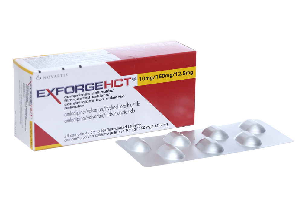 Exforge HCT 10mg/160mg/12,5mg