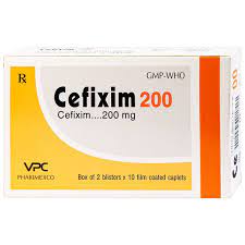 Cefixim 200 hộp 20v nén Cửu Long