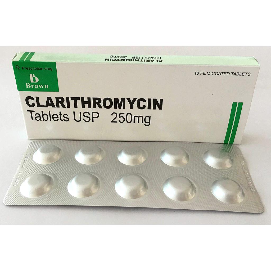 Clarithromycin 250mg Brawn