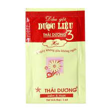 Dầu gội dược liệu Thái Dương 3 gói đỏ