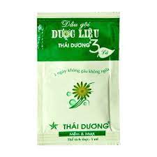 Dầu gội dược liệu Thái Dương 3 gói xanh