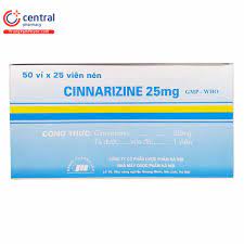 Cinnarizine 25mg (DP Hà Nội)