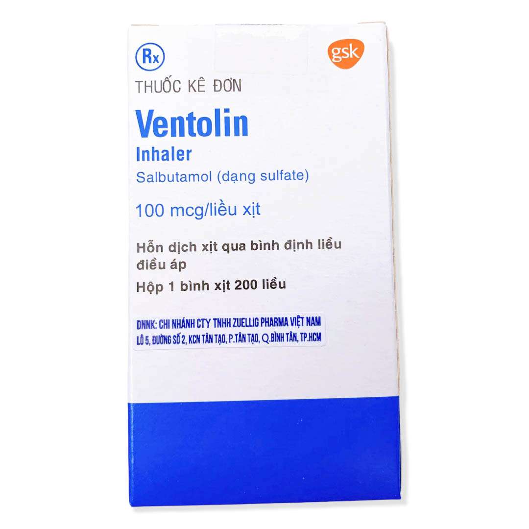 Ventolin xịt