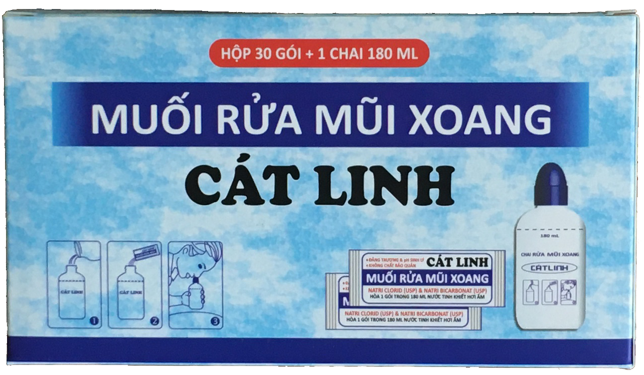 Bình rửa mũi xoang Cát Linh