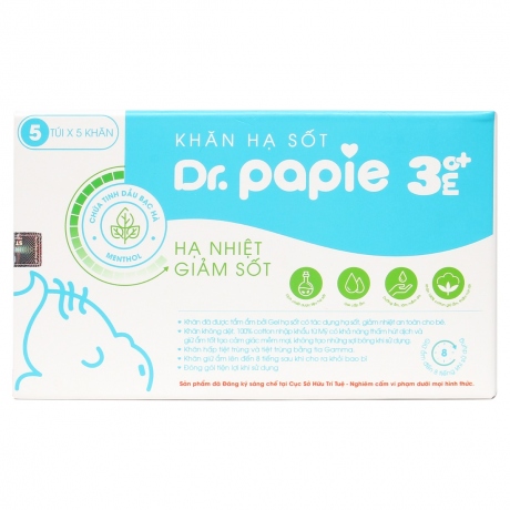 -... Khăn hạ sốt Dr. Papie 3M