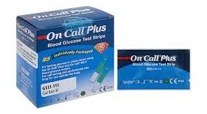 Que thử đường huyết On Call Plus 25 que