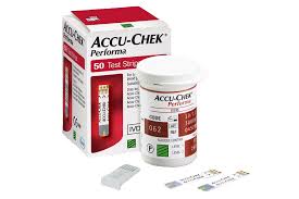 Que thử đường huyết Accu Chek Performa 50 que